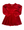 Velvet Bow Back Dress- Red