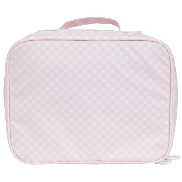 Pink Gingham Lunchbox