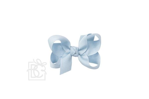 Grosgrain Bow On Clip- Millenniumn Blue