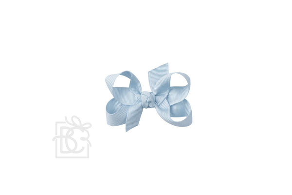 Grosgrain Bow On Clip- Millenniumn Blue