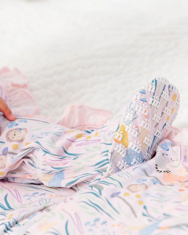 Shroom And Bloom Footie W/ Ruffle