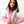 Party Animals Glow In The Dark L/S Pj- Pink