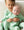 Green Ticking Stripe Sleep Romper