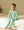 Green Ticking Stripe 2-Piece Pajamas
