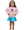 Slick Metallic Gathered Skort- Turquoise