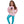 Shimmer Legging- Turquoise