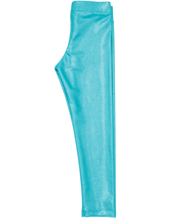 Shimmer Legging- Turquoise