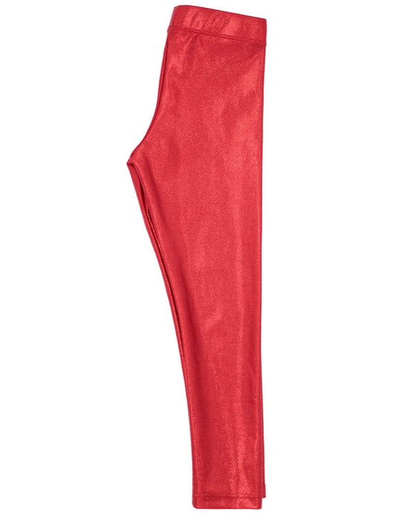 Shimmer Legging- Red