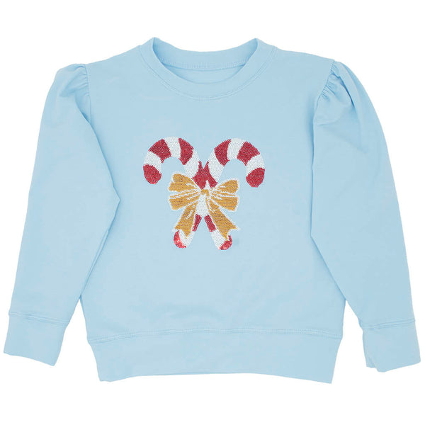 Sequin Candy Canes- Holly Sweatshirt