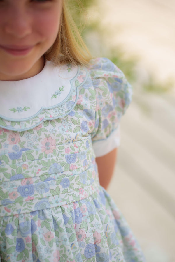 Blue Floral Dress