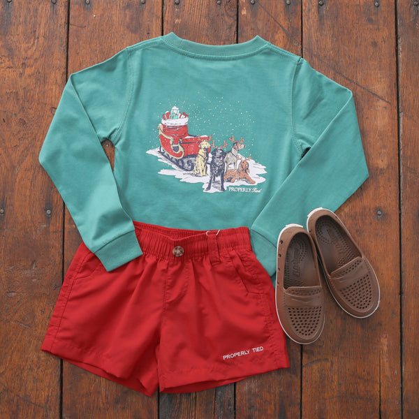 Sleigh Dogs LS- Teal