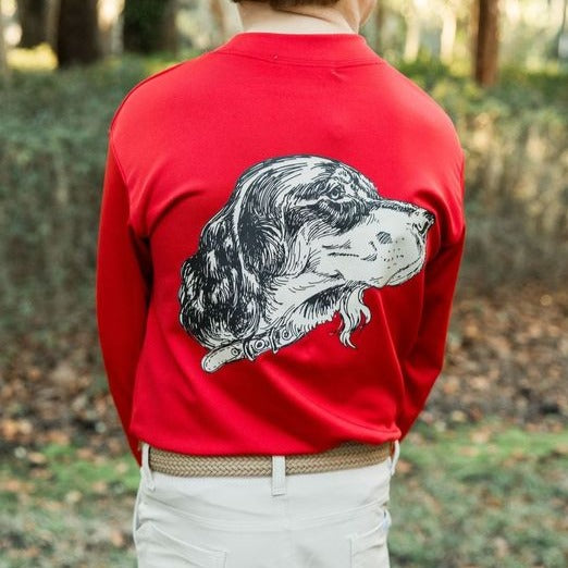 L/S Performance Tee-Spaniel Dog