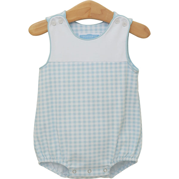 Madden Bubble- Light Blue Gingham