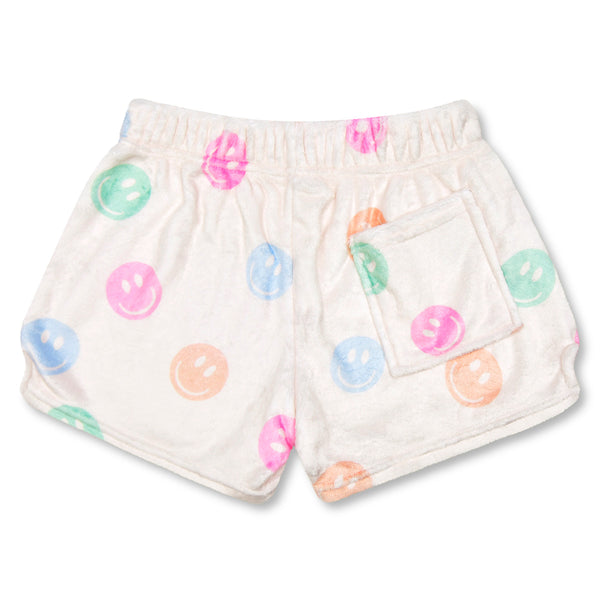 Made You Smile Plush Shorts