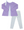 Madeline Legging Set- Lilac Lavender, Frosted Floral