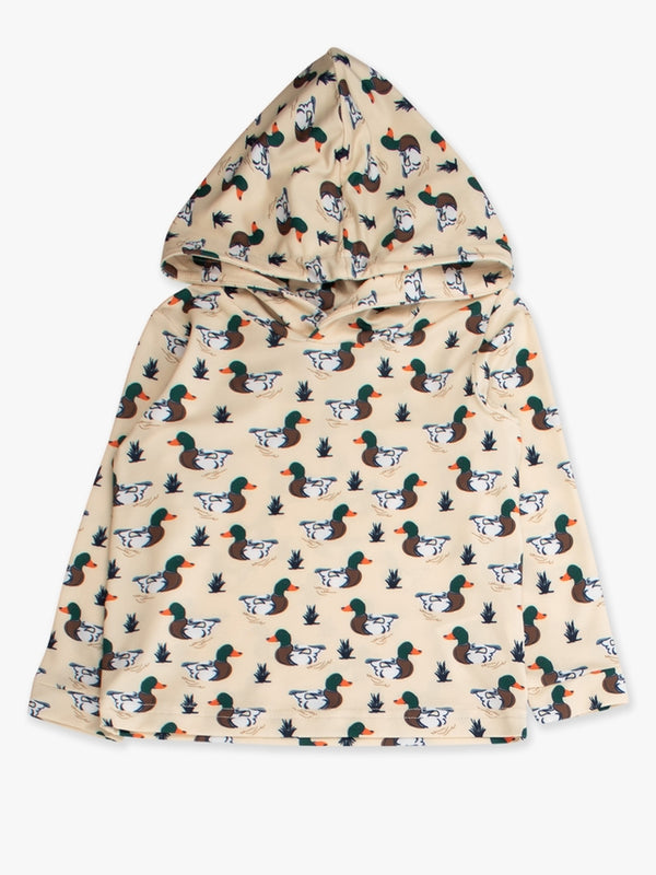 Mallard Marsh Duck Performance Hooded Shirt