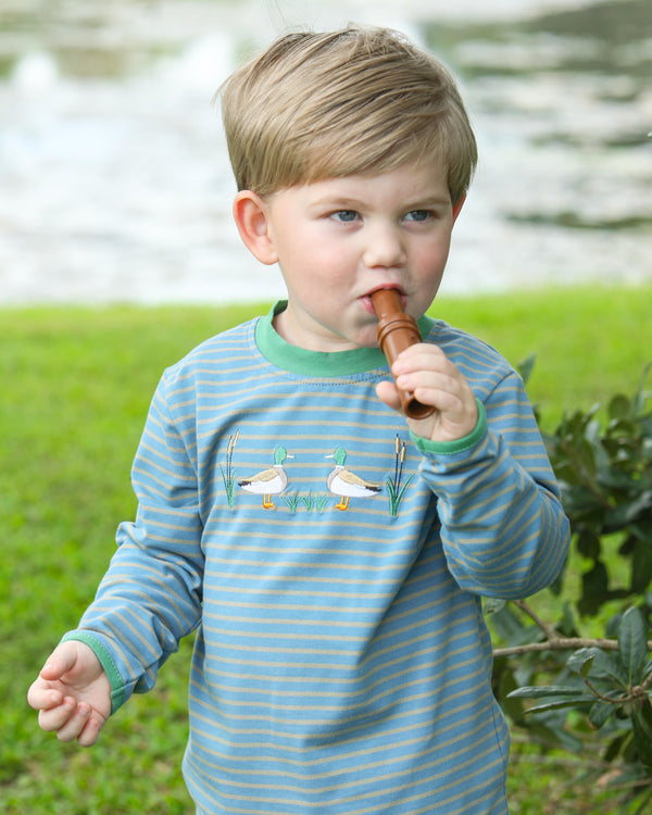 Mallard Embroidery Pant Set