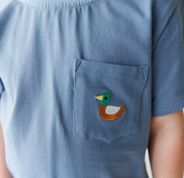 Pocket Tee- Mallard