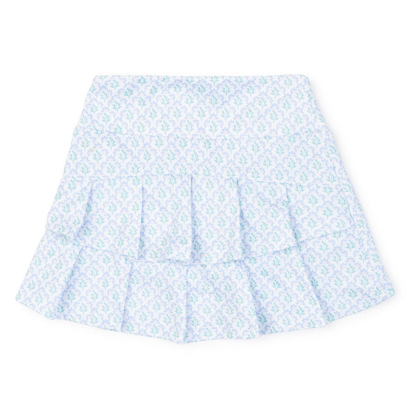 Margot Performance Skort- Trellis Bloom Blue