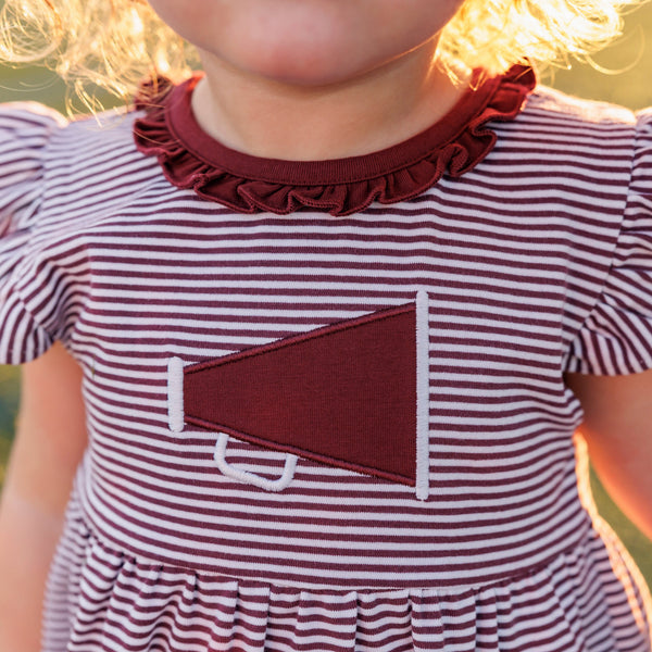 Megaphone Bubble- Maroon