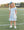 Megaphone Dress- Light Blue