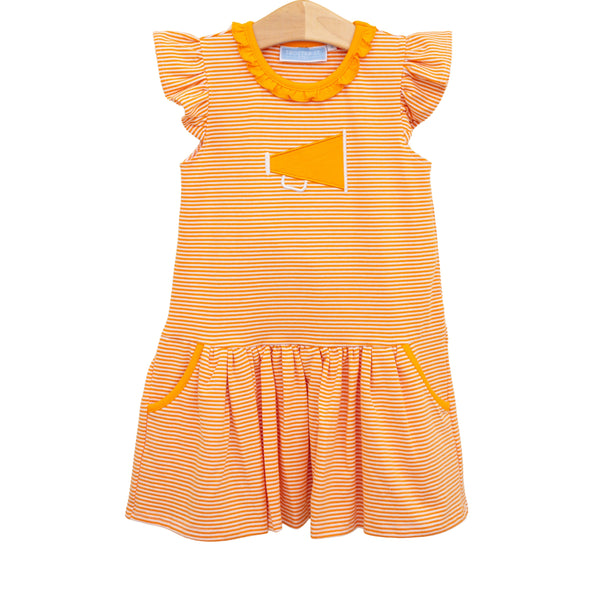Megaphone Dress- Orange