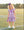Megaphone Dress- Purple