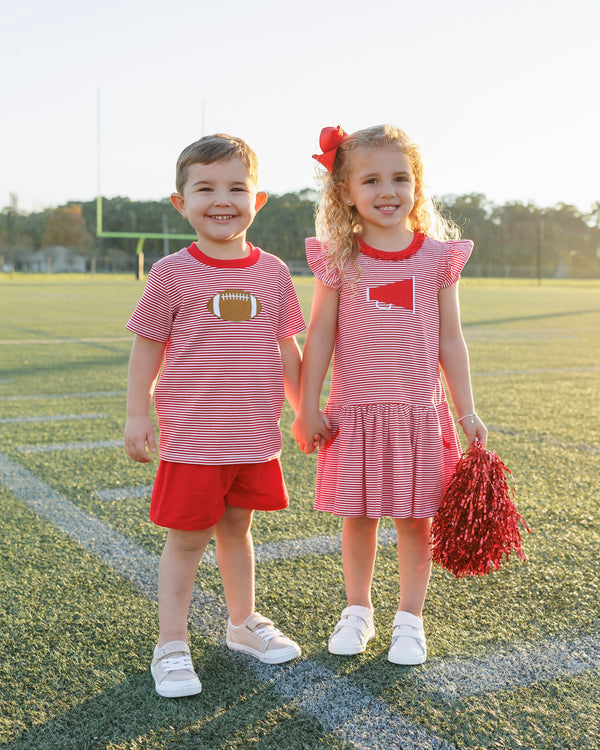 Megaphone Dress- Red