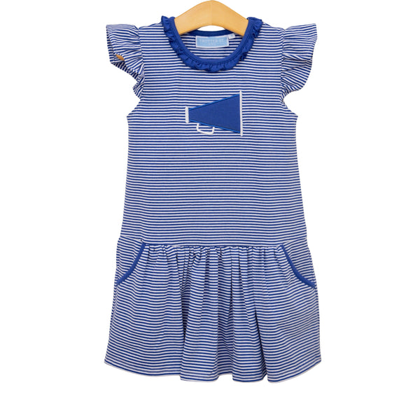 Megaphone Dress- Royal Blue