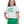 Tinsel Game Day Ringer Boxy T- Green