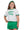 Tinsel Game Day Ringer Boxy T- Green