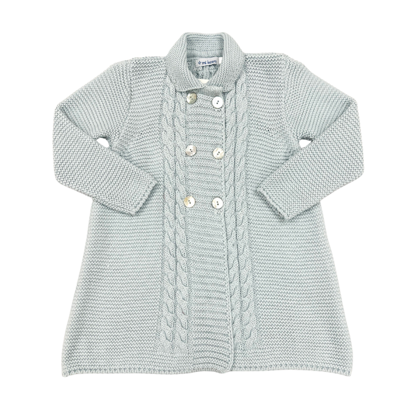 Double Breasted Coat- Light Blue