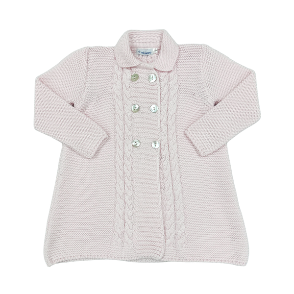 Double Breasted Coat- Pink