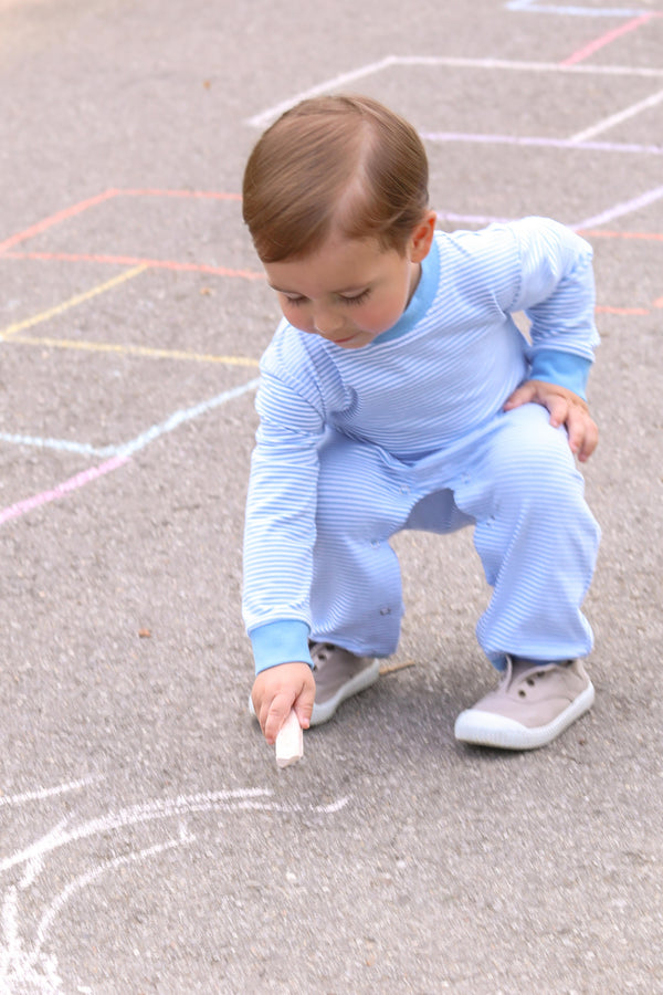 Miller Romper- Cornflower Blue