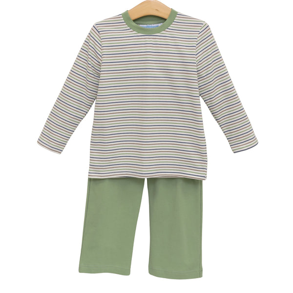 Miller Pant Set- Pine Cove Stripe