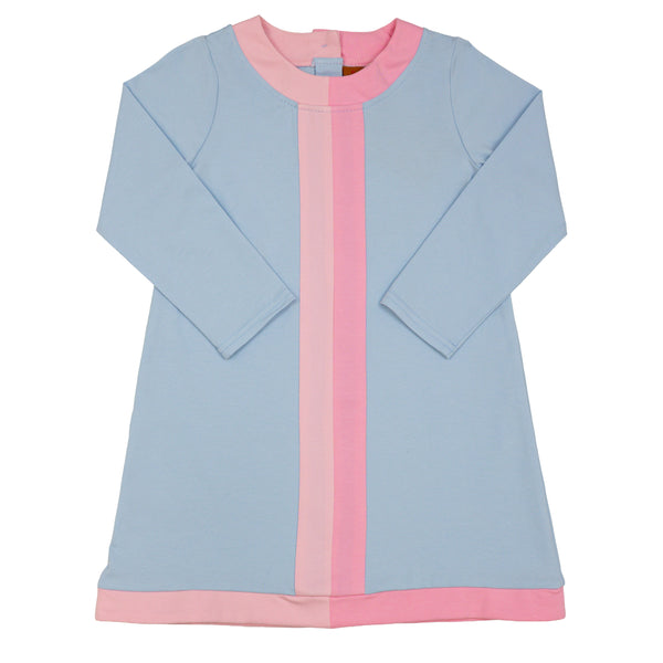 Kayla Dress- Blue/Pink
