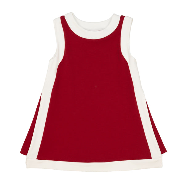 Skylar Dress W/ Shorts- Red