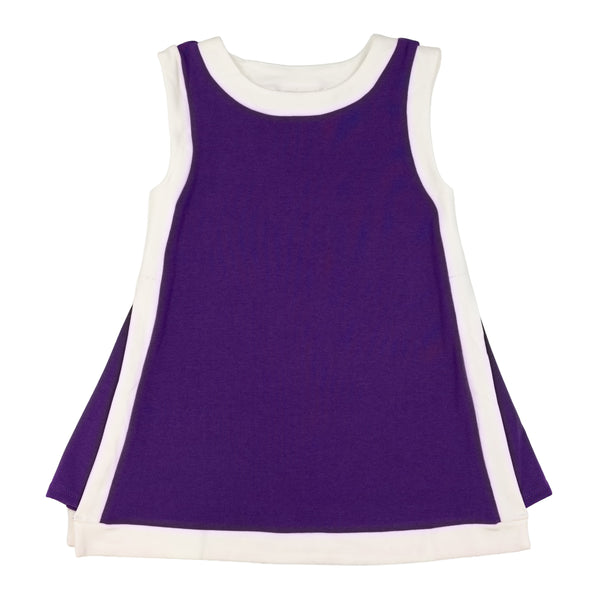 Skylar Dress W/ Shorts- Purple