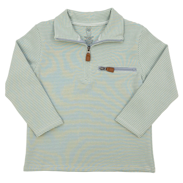 Kingston 1/4 Zip Pullover- Sage