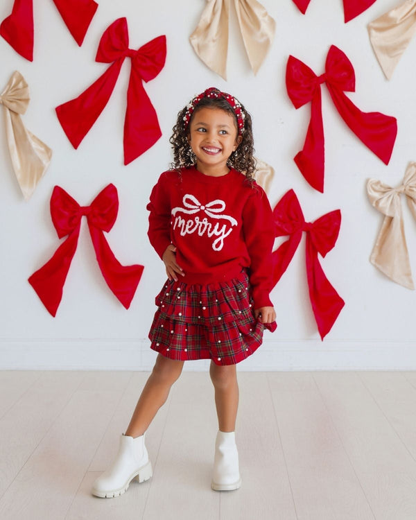 Merry Bow Christmas Sweater