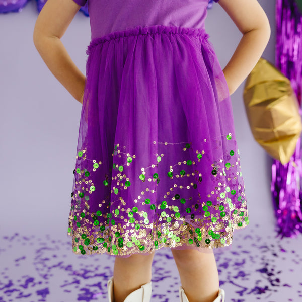 Mardi Gras Confetti Tutu Dress