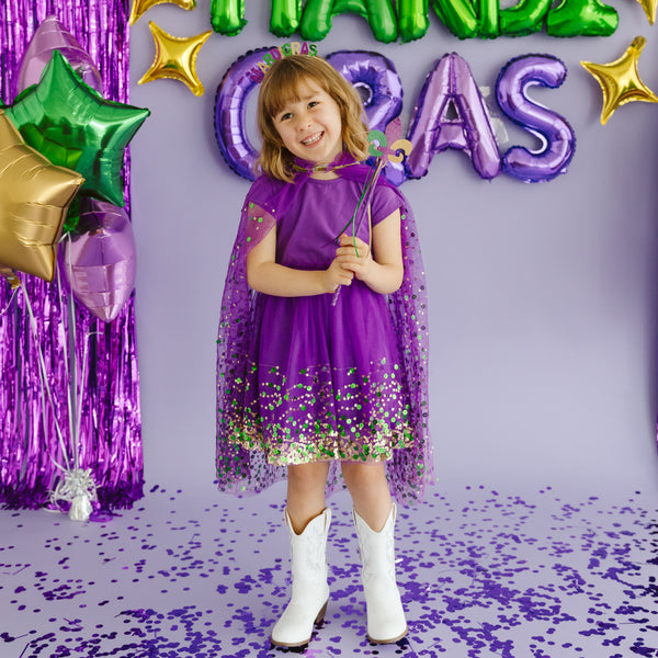 Mardi Gras Confetti Tutu Dress
