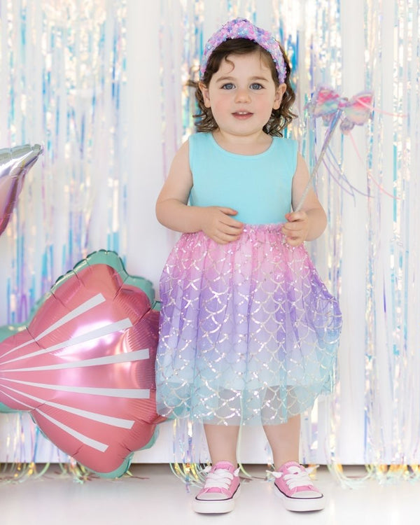 Sparkling Mermaid Tank Tutu Dress