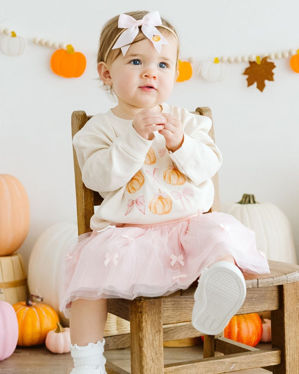 Blush Bows Tutu Skirt