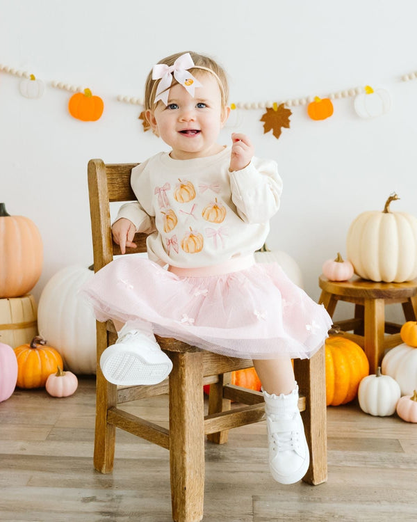 Blush Bows Tutu Skirt