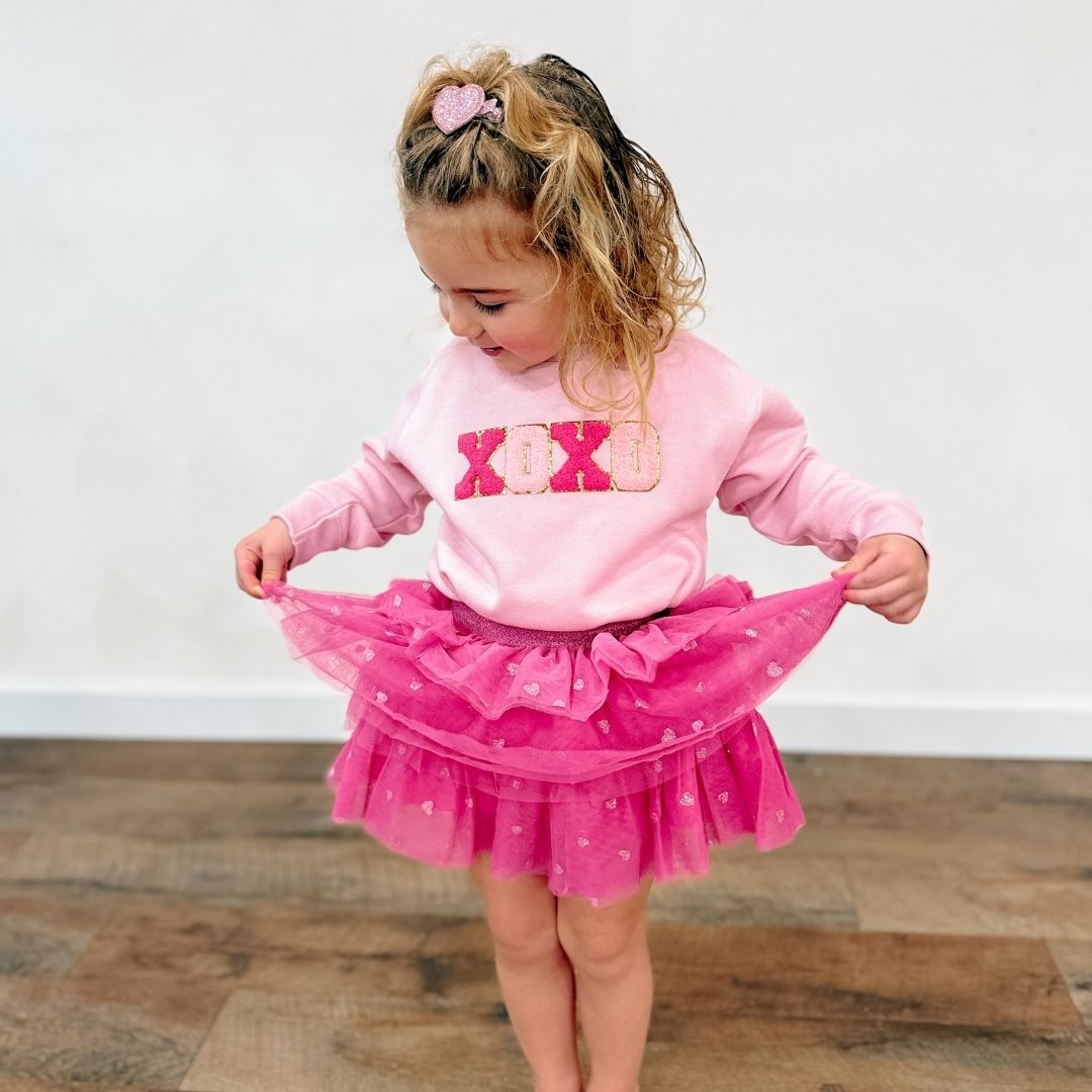 uhr heart mom dress pink ハート　ピンク 3-4y uhr heart mom dress pink 5-6y - メルカリ