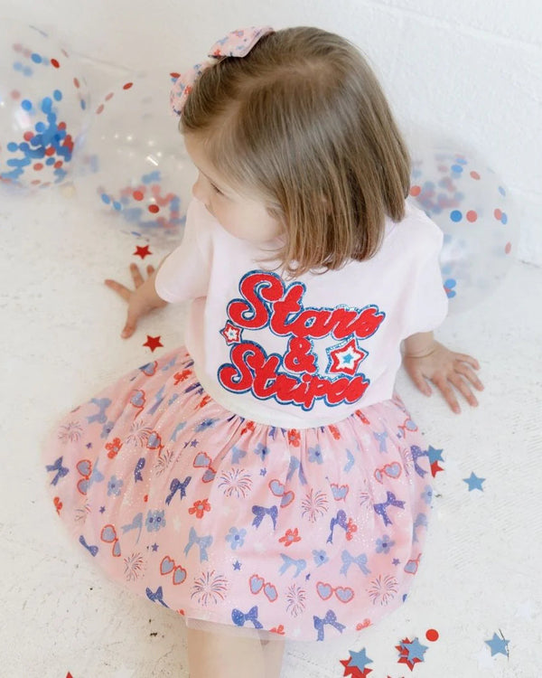 Stars & Stripes Patch T-Shirt