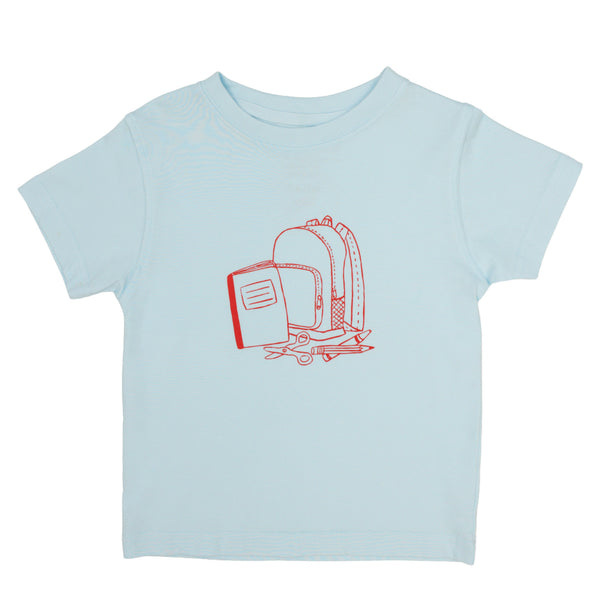 Light Blue Backpack T-Shirt