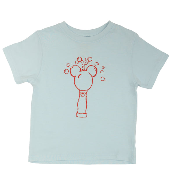 Light Blue Mouse Bubbles T-Shirt