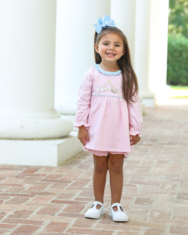 Nativity Ruffle Bloomer Set
